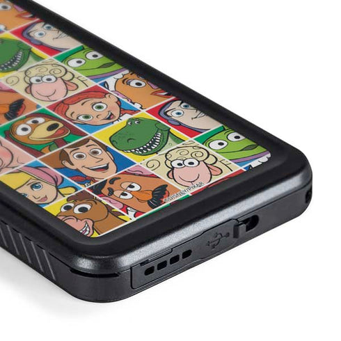 Disney Toy Story Characters Collage faces Galaxy S24 Waterproof Case