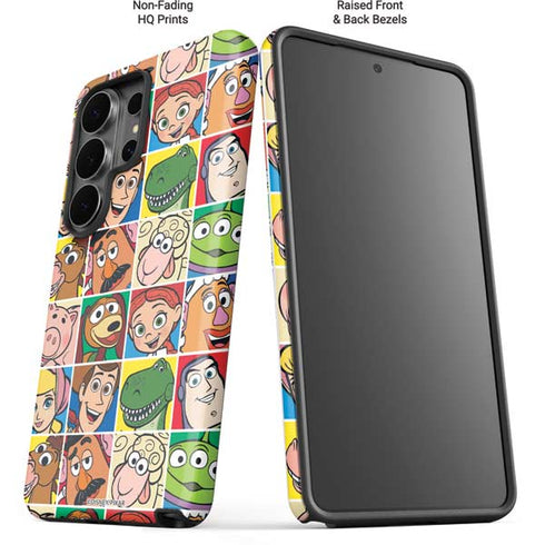 Disney Toy Story Characters Collage faces Galaxy S26 Ultra Impact Case