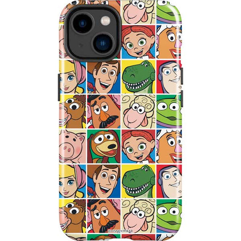 Disney Toy Story Characters Collage faces iPhone 15 Impact Case
