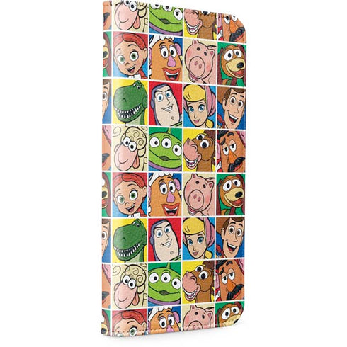 Disney Toy Story Characters Collage faces iPhone 15 Plus Folio Case