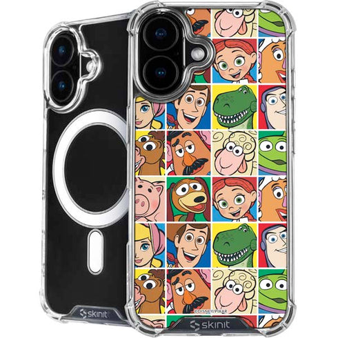 Disney Toy Story Characters Collage faces iPhone 16 MagSafe Case