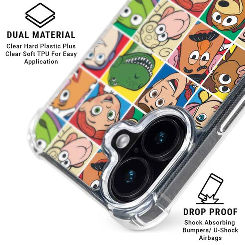 Disney Toy Story Characters Collage faces iPhone 16 MagSafe Case