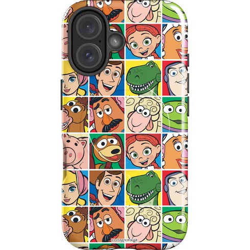 Disney Toy Story Characters Collage faces iPhone 16 Magsafe Impact Case