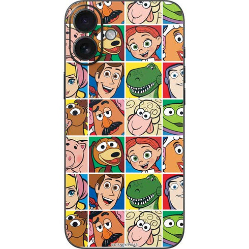 Disney Toy Story Characters Collage faces iPhone 16 Plus Skin