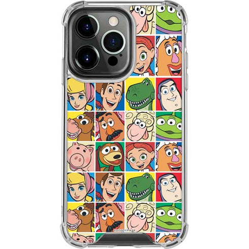 Disney Toy Story Characters Collage faces iPhone 16 Pro Clear Case
