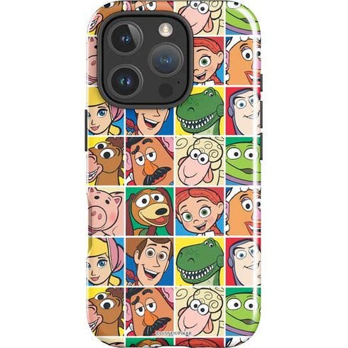 Disney Toy Story Characters Collage faces iPhone 16 Pro Impact Case