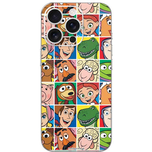 Disney Toy Story Characters Collage faces iPhone 16 Pro Skin