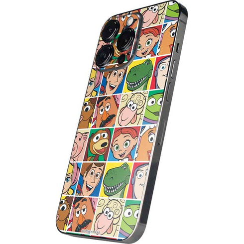 Disney Toy Story Characters Collage faces iPhone 16 Pro Skin