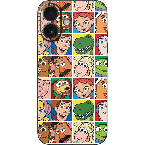 Disney Toy Story Characters Collage faces iPhone 16 Skin