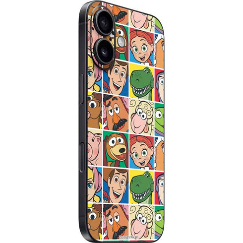 Disney Toy Story Characters Collage faces iPhone 16 Skin