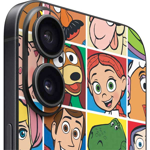 Disney Toy Story Characters Collage faces iPhone 16 Skin