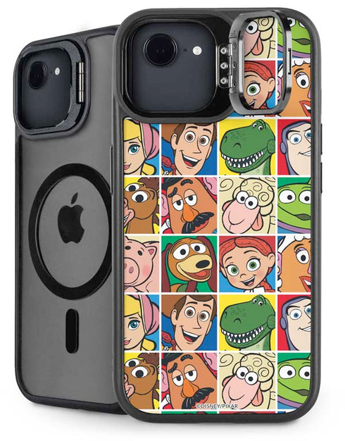 Disney Toy Story Characters Collage faces iPhone 16e Kickstand Case