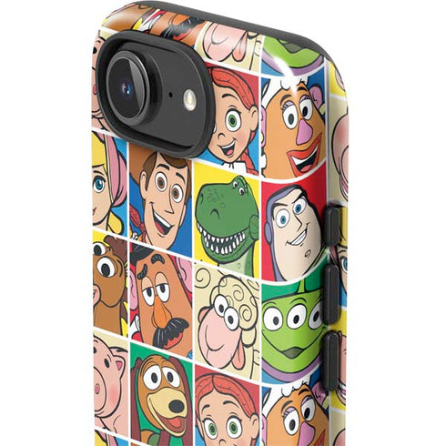 Disney Toy Story Characters Collage faces iPhone 16e Impact Case
