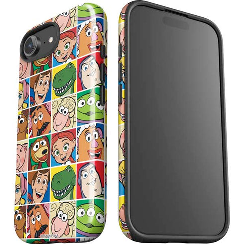 Disney Toy Story Characters Collage faces iPhone 16e Impact Case