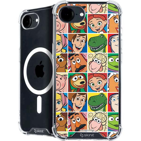 Disney Toy Story Characters Collage faces iPhone 16e MagSafe Case