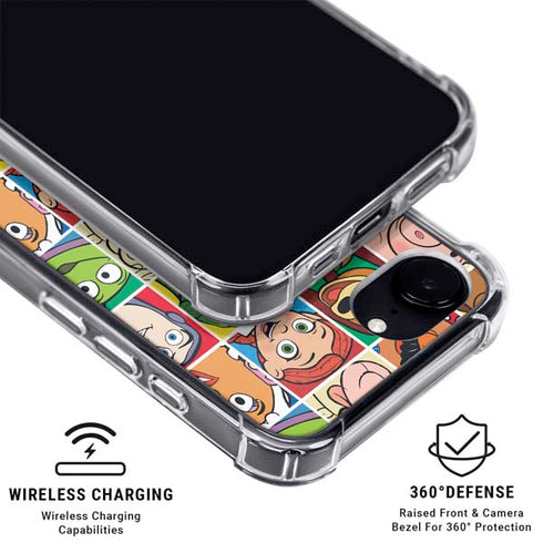 Disney Toy Story Characters Collage faces iPhone 16e MagSafe Case