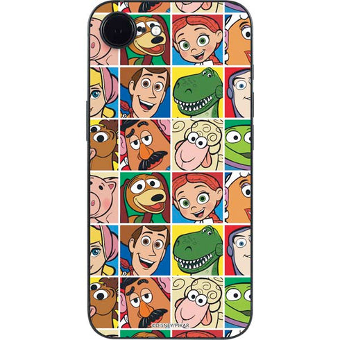Disney Toy Story Characters Collage faces iPhone 16e Skin