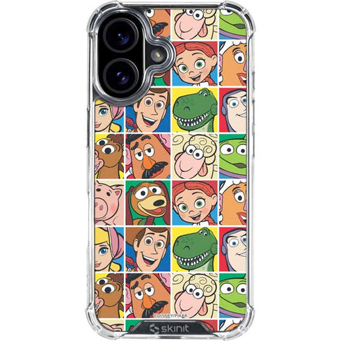 Disney Toy Story Characters Collage faces iPhone 17 Clear Case