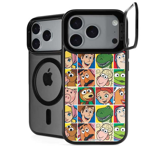 Disney Toy Story Characters Collage faces iPhone 18 Pro Kickstand Case