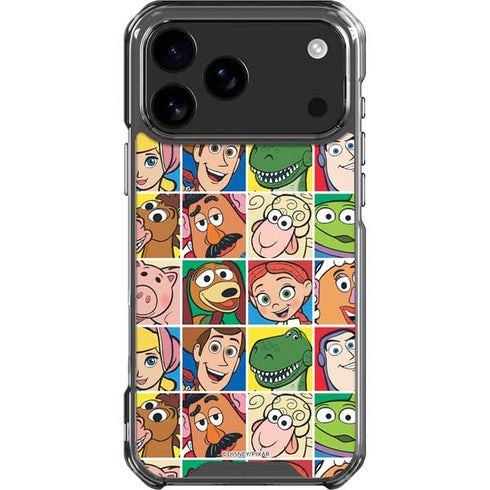 Disney Toy Story Characters Collage faces iPhone 18 Pro Max Clear Case