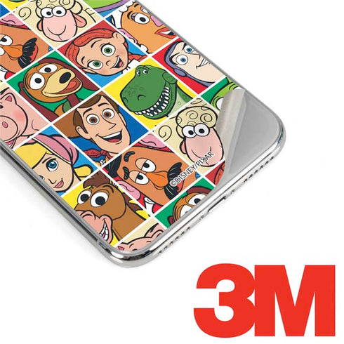 Disney Toy Story Characters Collage faces iPhone X Skin