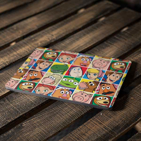 Disney Toy Story Characters Collage faces Apple MacBook Air Skin