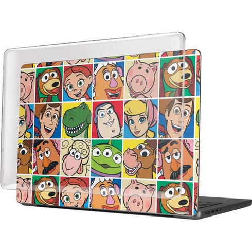Disney Toy Story Characters Collage faces MacBook Pro 14in (2021-24) Case plus Skin