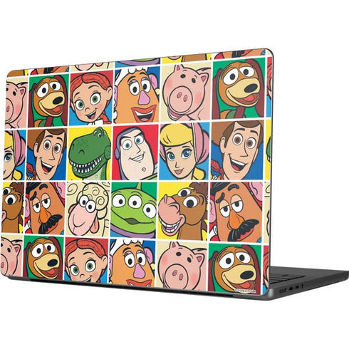 Disney Toy Story Characters Collage faces Apple MacBook Pro 14-inch Skin