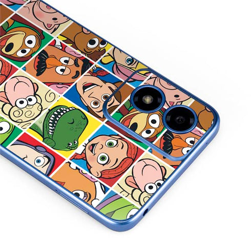 Disney Toy Story Characters Collage faces Moto G Play 4G (2024) Skin