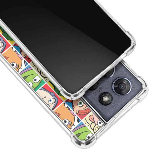 Disney Toy Story Characters Collage faces Moto G Power 5G (2025) Clear Case