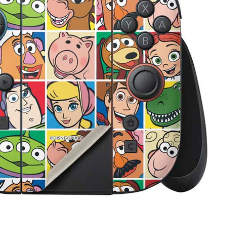 Disney Toy Story Characters Collage faces Nintendo Switch 2 (2025) Joy-Con Controller Skin