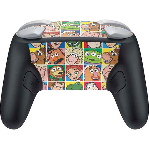 Disney Toy Story Characters Collage faces Nintendo Switch 2 (2025) Pro Controller Skin