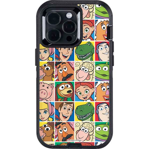Disney Toy Story Characters Collage faces Otterbox Defender iPhone Skin
