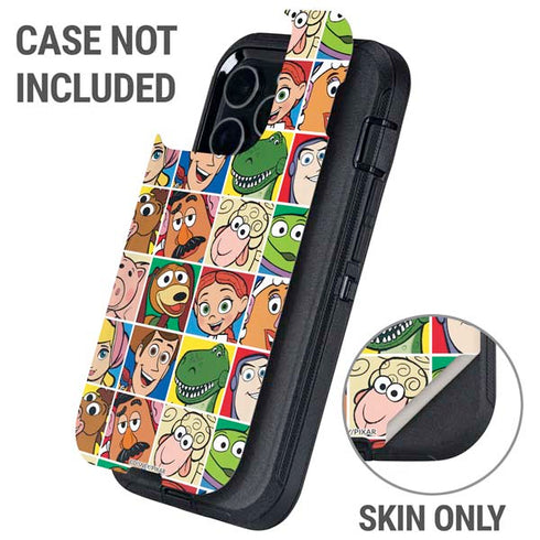 Disney Toy Story Characters Collage faces Otterbox Defender iPhone Skin
