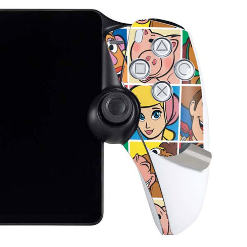 Disney Toy Story Characters Collage faces PlayStation Portal Remote Player Skin