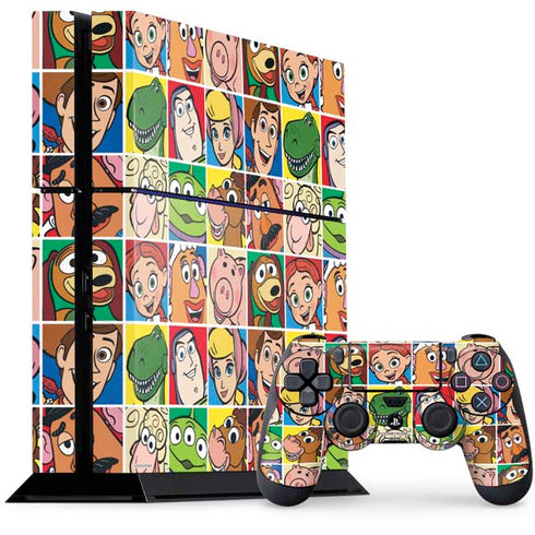 Disney Toy Story Characters Collage faces PlayStation PS4 Skins