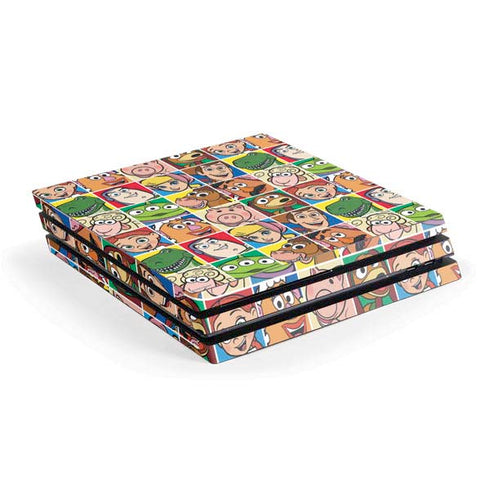 Disney Toy Story Characters Collage faces PlayStation PS4 Skins