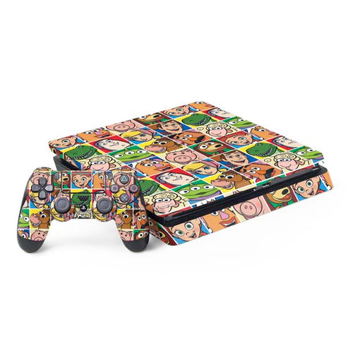 Disney Toy Story Characters Collage faces PlayStation PS4 Skins