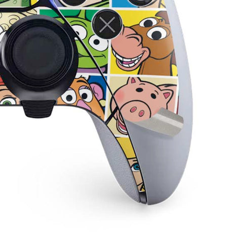 Disney Toy Story Characters Collage faces PS5 DualSense Edge Pro Controller Skin