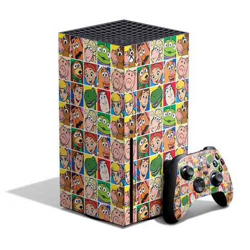 Disney Toy Story Characters Collage faces Xbox Series X Bundle Skin