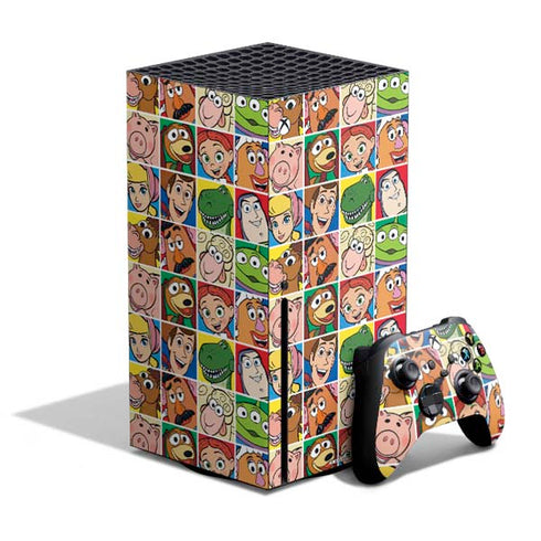 Disney Toy Story Characters Collage faces Xbox Series X Skins