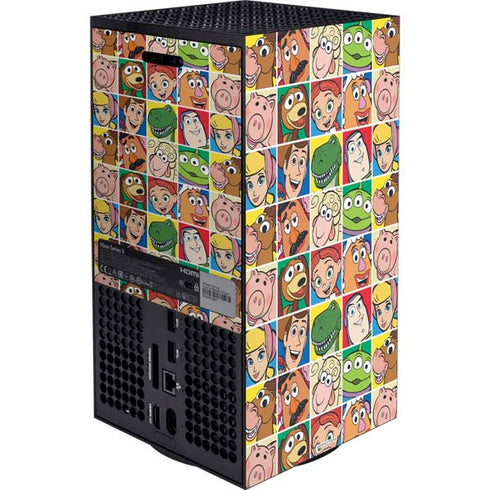 Disney Toy Story Characters Collage faces XBox Series X Digital Edition Bundle Skin