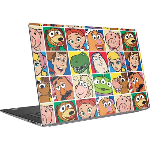 Disney Toy Story Characters Collage faces Dell XPS Skin