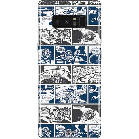 Disney Toy Story Comic Strip Galaxy Note 8 Skin