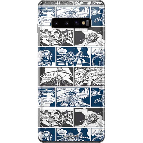 Disney Toy Story Comic Strip Galaxy S10 Plus Skin