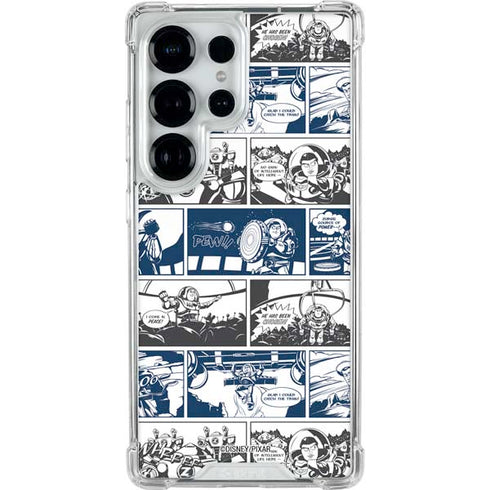 Disney Toy Story Comic Strip Galaxy S25 Ultra Clear Case