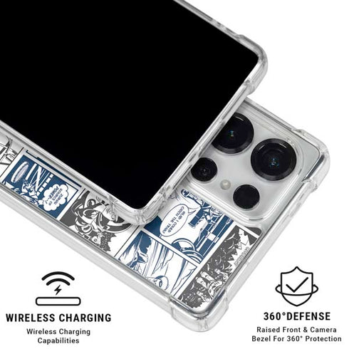 Disney Toy Story Comic Strip Galaxy S25 Ultra Clear Case