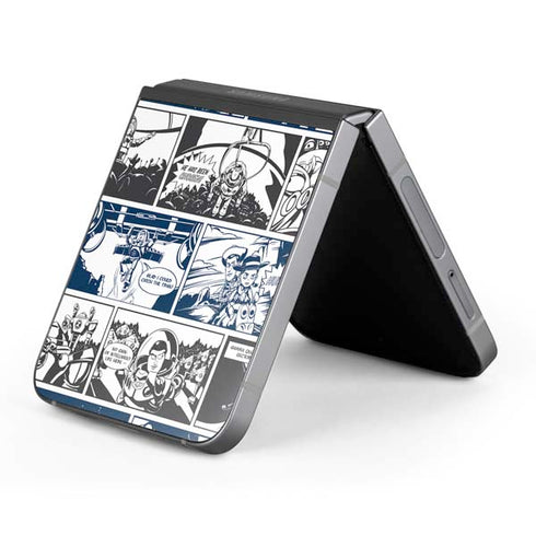 Disney Toy Story Comic Strip Galaxy Z Flip6 Skin