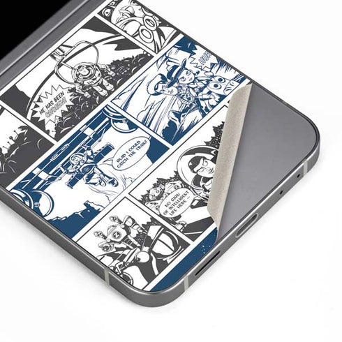 Disney Toy Story Comic Strip Galaxy Z Flip6 Skin