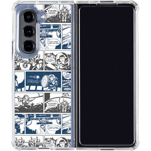 Disney Toy Story Comic Strip Galaxy Z Fold5 5G Clear Case